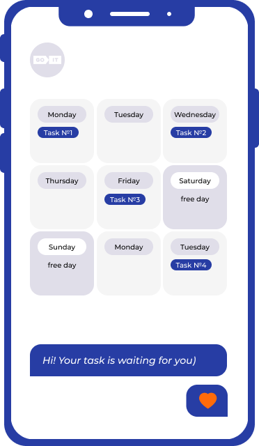Mobile phone with career service image